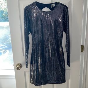 H&M Navy Blue Dress